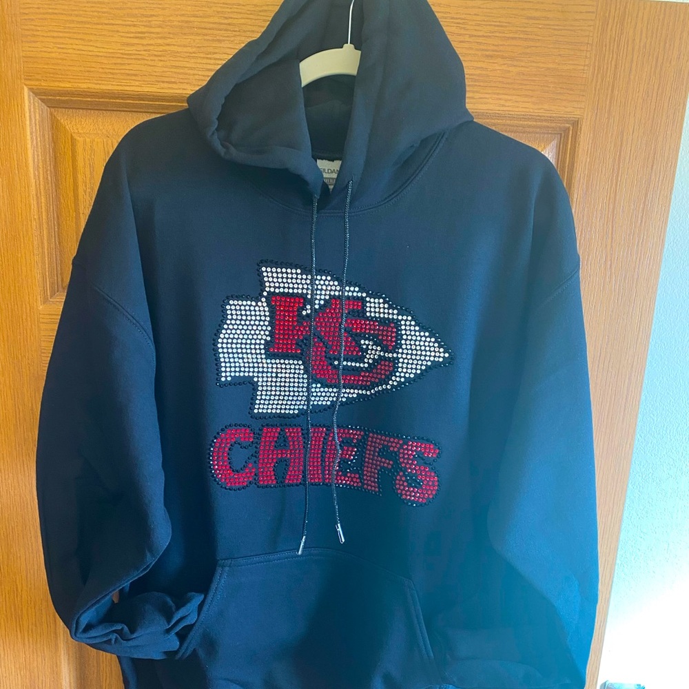 Bnwt blinged out KC hoodies